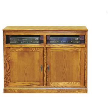 Mission TV Stand, Red Oak