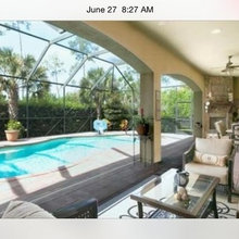 pool / lanai area