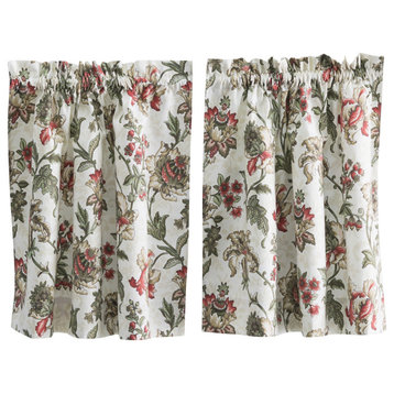 Madison Floral Tailored Tiers, Brick, 56x36