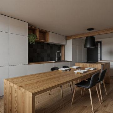 Cuisine avec ilot central