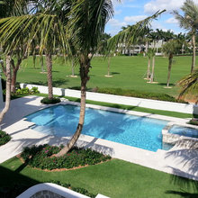 Pool landscaping