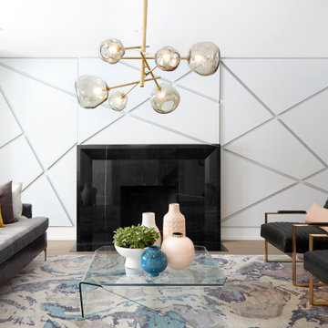 Rosedale Residence _ Layers & textures for a contemporary space.