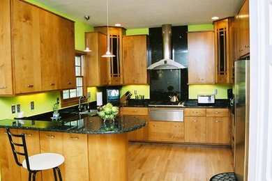 Inspiration for a contemporary kitchen remodel in Atlanta