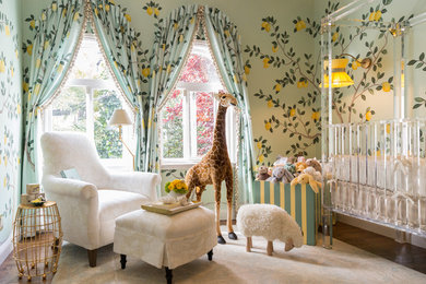 This is an example of a modern nursery in San Francisco.