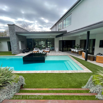Pools with LawnPop artificial turf