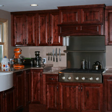 Wellborn Forest Rustic Maple Kitchen