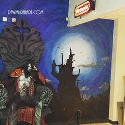 National Videogame Museum Murals - Mixed Media Art