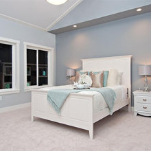 staged bedrooms