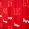 Nebraska Huskers Printed Shower Curtain Cover, 70" x 72"