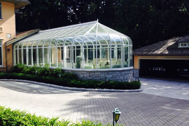 Inspiration for a large timeless detached greenhouse remodel in Vancouver