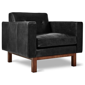 Embassy Chair, Saddle Black Leather