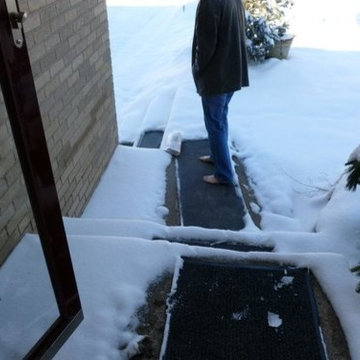 Omri gets his paper barefoot every morning, even in the winter