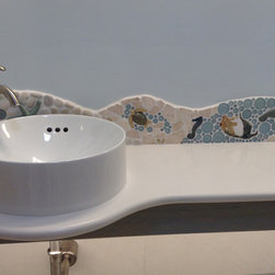 Bathroom Installs - Tile Murals