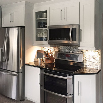 Blue Accent Kitchen