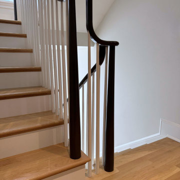 Project #142 | Transitional Staircase with Over-the-Post Balustrade