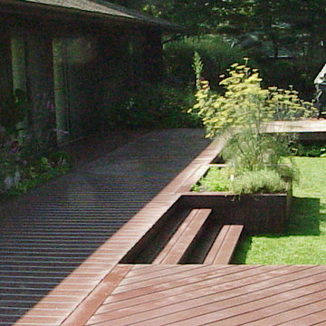 Built in flower boxes
