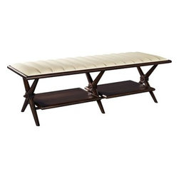 Hickory Chair Ottomans and Benches - Indoor Benches