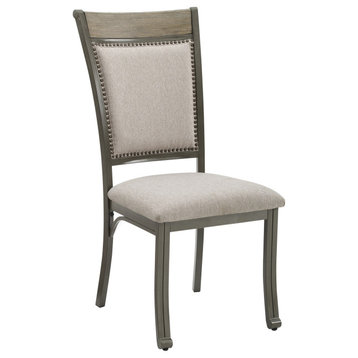 Franklin Dining Side Chair Pewter 2 Pack
