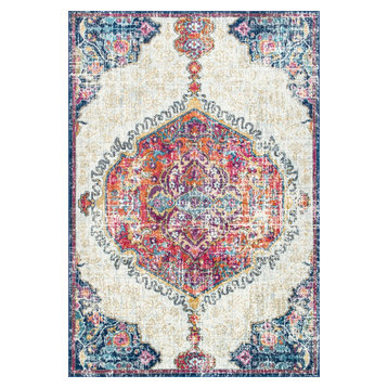 Traditional Medallion, Multi, 9'x12'