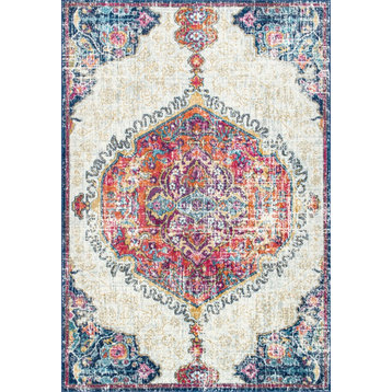 Nuloom Traditional Medallion, Multicolor 9'x12'