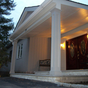Front Entry Portico in Scotch Plains, NJ