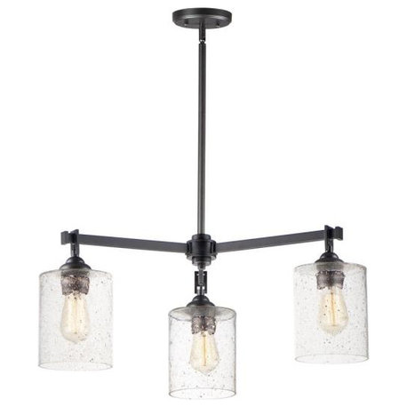 Maxim Lighting 25273SSBZ Stonehenge - 3 Light Chandelier