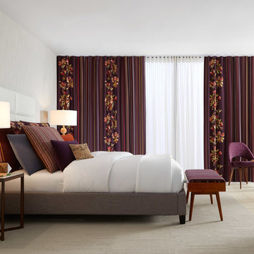 KnollTextiles Digitally Printed Bon Nuit Blackout Drapery
