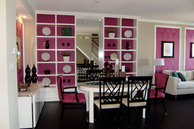 Dining room - transitional dining room idea in Wilmington