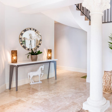 A Contemporary home designed with a Neutral color palette