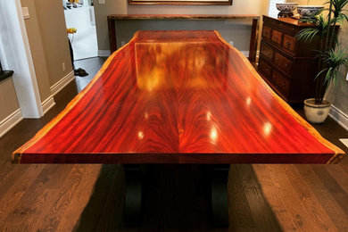 Padauk dining table