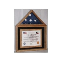 Certificate and American Flag Display Case - Products
