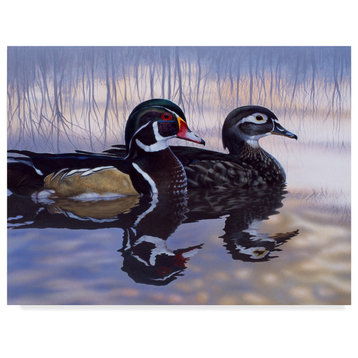 Rusty Frentner 'Just Ducky' Canvas Art, 32"x24"
