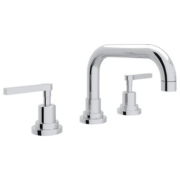 Rohl A2218LM-2 Lombardia 1.2 GPM Widespread Bathroom Faucet - Polished Chrome