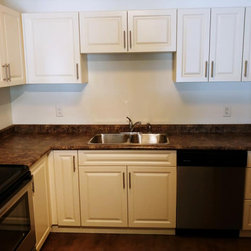 Profile E | Matte White Cabinet Doors - Kitchen Cabinetry