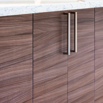 Complete home remodel with custom IKEA kitchen and wolf appliances