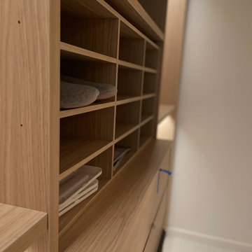 Luxury Walk-In Closet with Custom Millwork