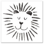 Designs Direct Creative Group - Lovely Lion 12x12 Canvas Wall Art - Instant charm, refresh your space with a unique piece of artwork that has been designed, printed, and assembled in the USA. Digitally printed on demand with custom-developed inks, this design displays vibrant colors proven not to fade over extended periods of time. The result is a stunning piece of wall art you will love.