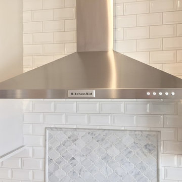 Tailor-made and Transitional White Kitchen. - Geneseo, IL