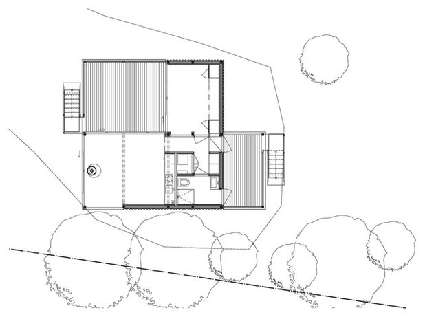 Современный План этажа by Fahlander Arkitekter