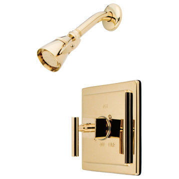 Kingston Brass KB8652CQLSO Shower Only, Polished Brass