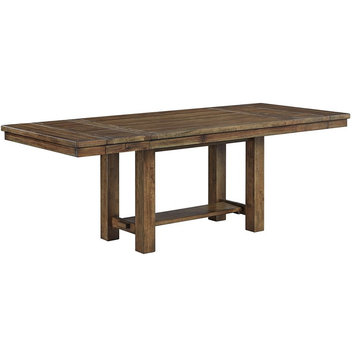Ashley Furniture Moriville Extendable Dining Table in Grayish Brown