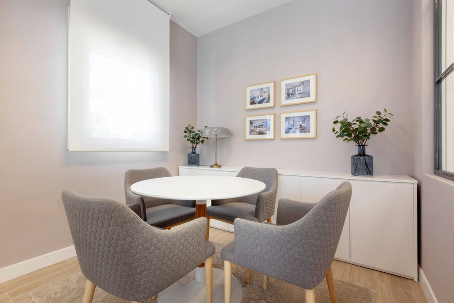 AEDAS HOMES piso piloto promoción Orellana y oficinas