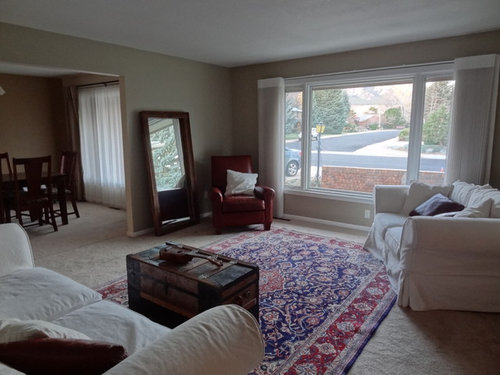 Furniture placement for awkward livingroom