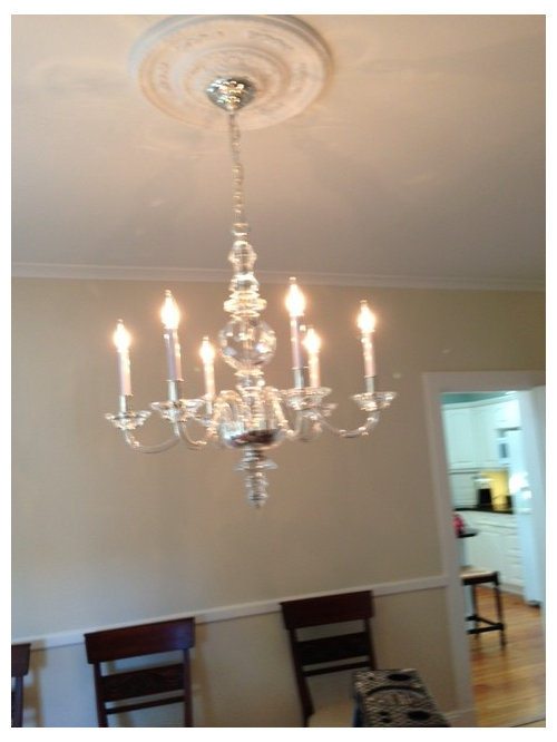 Weight Of Dining Room Chandelier In 108 Year Old Ceiling - How To Hang Chandelier From Plaster Ceiling