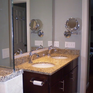 Small Bathroom with Double Vanity