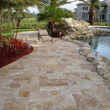 Travertine showcase