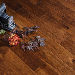 Garrison II Distressed - Hickory Chateau Hardwood Flooring - Engineered Wood Flooring