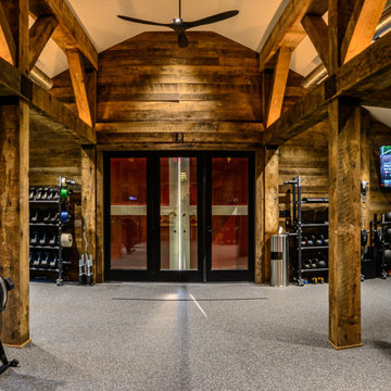 Home fitness wishes transforms an unused Horse Barn/Stables