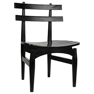 Azumi Chair, Charcoal Black