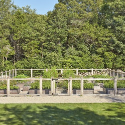 Wire and Wood Fence with Copper Caps West Barnstable, MA - Home Fencing And Gates